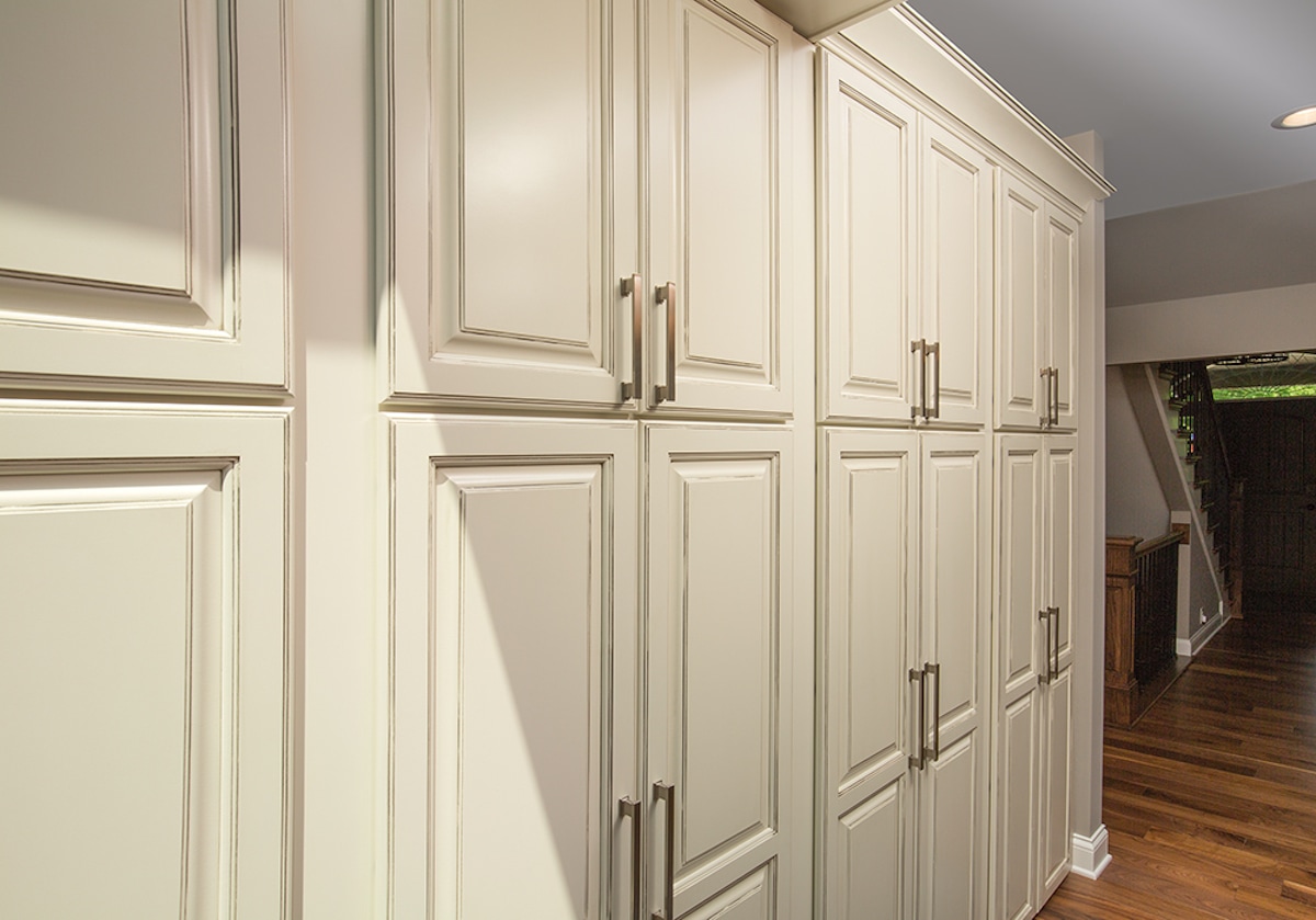 Pantry cabinets from a renovation project.