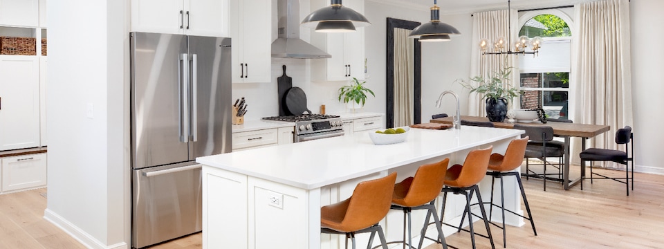 An Epic kitchen renovaiton on the home's first floor.