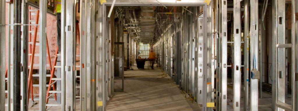 Image of a commercial building's interior structure.